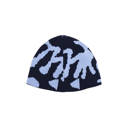 Gramicci Burly Runningman Beanie Bonnet - Splatter Blue - Streetart.fr